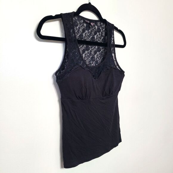 Victoria’s Secret Women’s Small Black Lace Bustier Tank Top EUC - Picture 1 of 6
